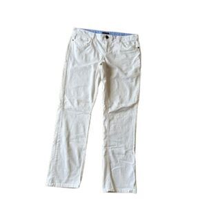TOMMY HILFIGER Corduroy White Pants size 10 EUC